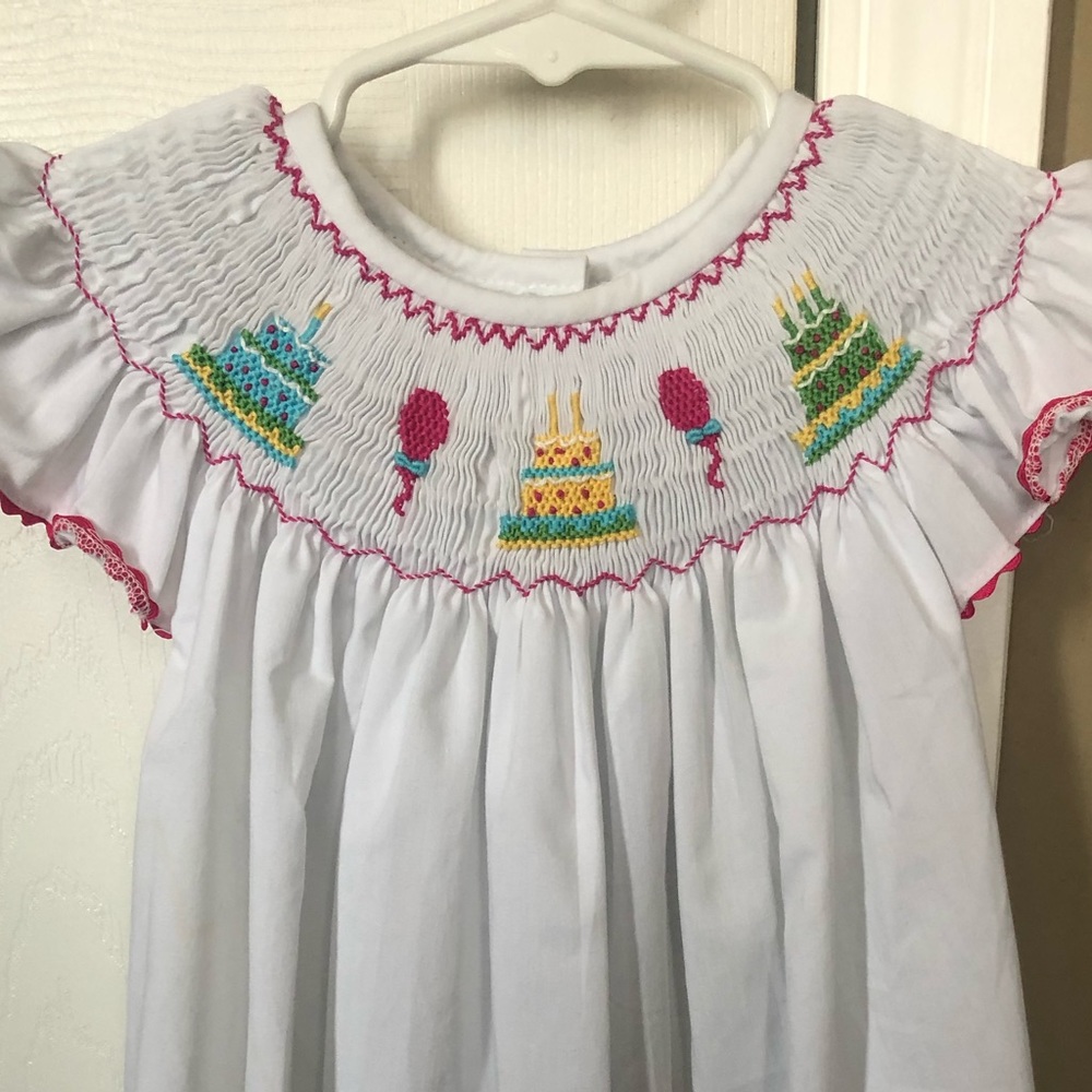 Smocked Birthday dress